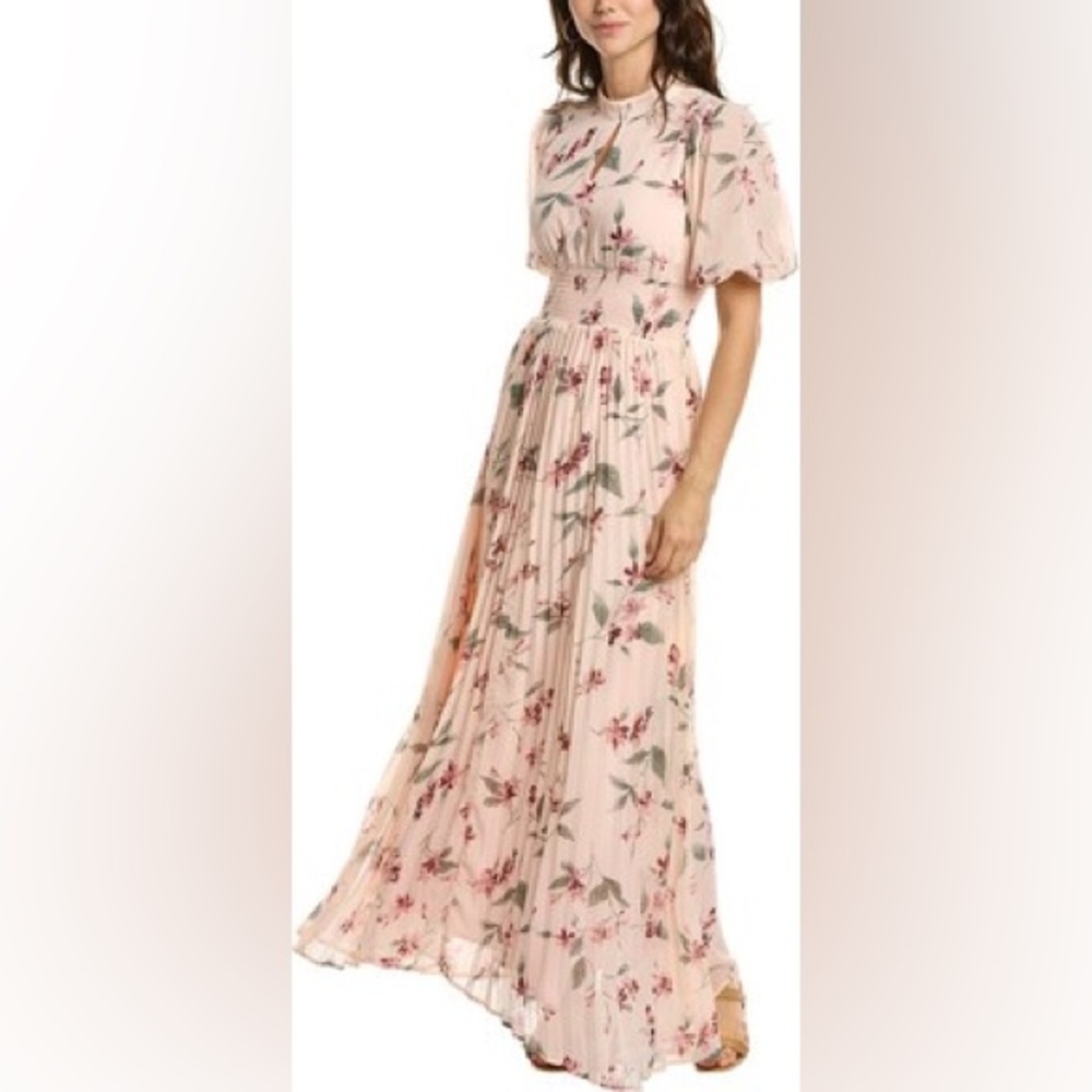 NWT Gracia Pleated Maxi Dress